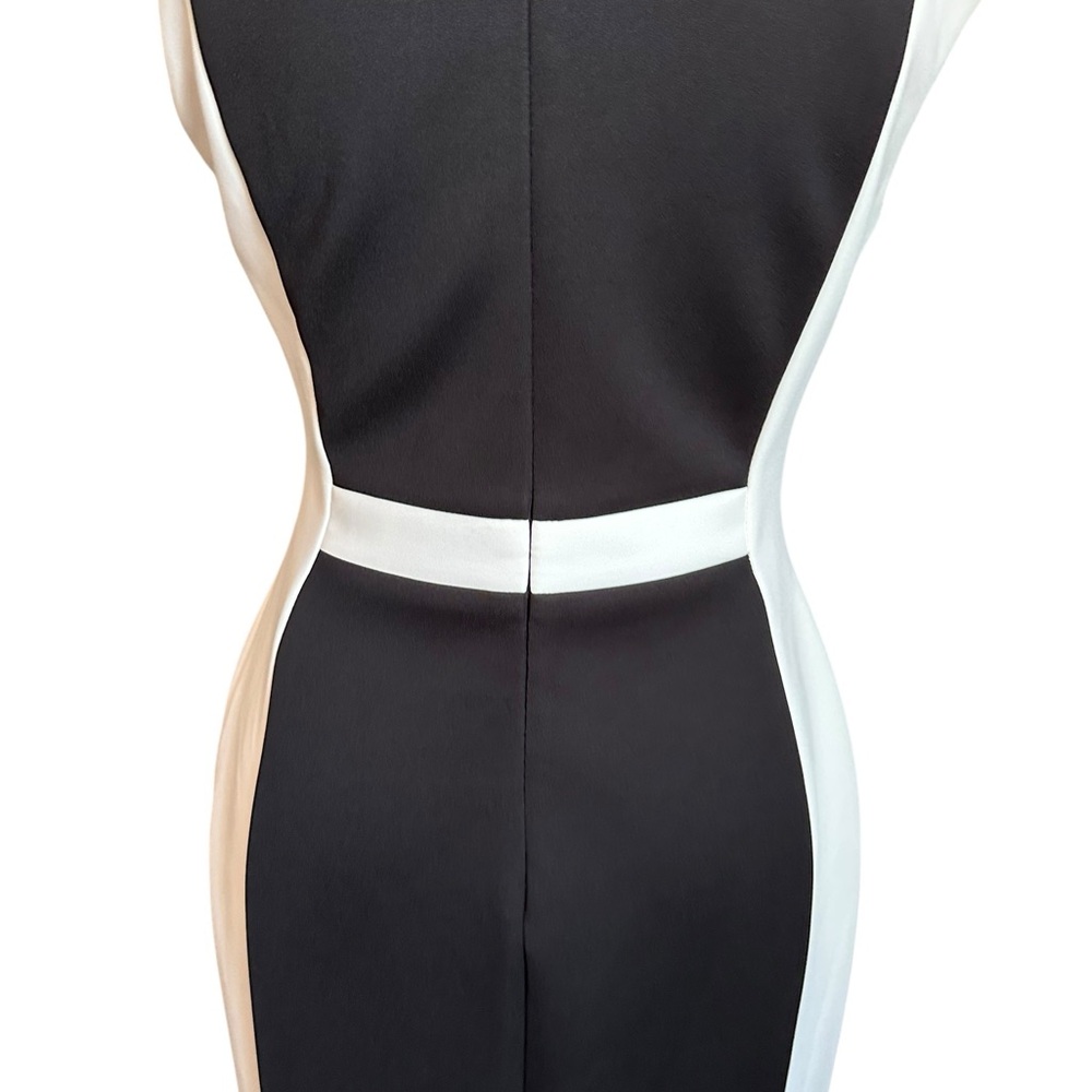 NWT Calvin Klein Colorblocked Scuba Sheath Dress Size 4 - Picture 5 of 17